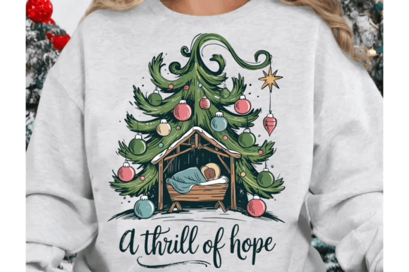 A Thrill of Hope PNG, Baby Jesus PNG — T-Shirt Designs
