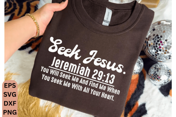 Christian PNG, Seek Jesus PNG, Bible T-Shirt Designs