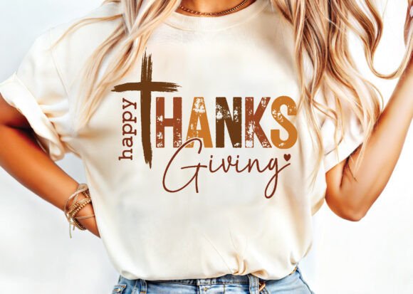 Happy Thanksgiving SVG PNG, Christian T-Shirt Designs