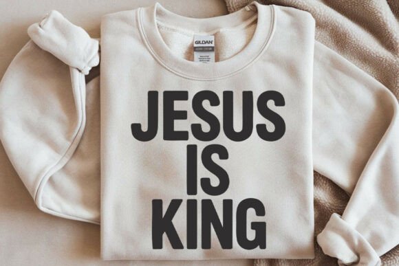 Jesus Is King SVG: Christian T-Shirt Designs