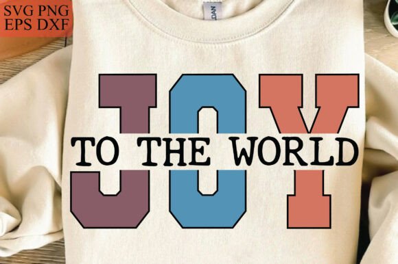 Joy to the World Christmas SVG, Jesus T-Shirt Designs