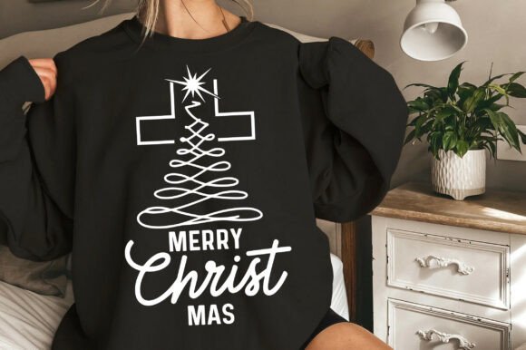 Merry Christmas Jesus SVG for T-Shirt Designs