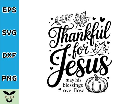 Thankful for Jesus T-Shirt Designs