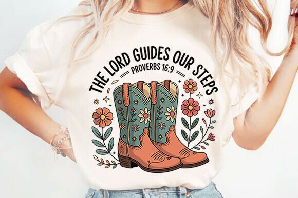 Western Christian Sublimation PNG